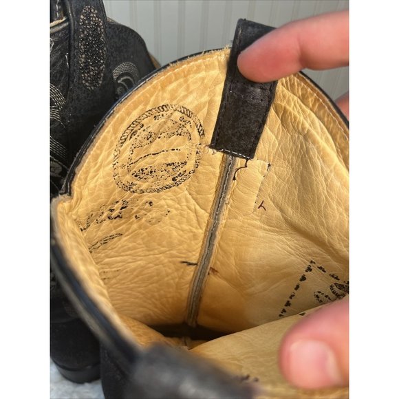 CORRECAMINOS Cowboy Boots  Exotic STINGRAY Leather Men's Size US  SIZE 8-8.5 - Picture 12 of 12